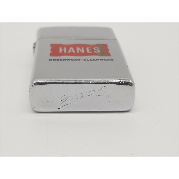 1960 USA Hanes Underwear Sleepwear Haynes Vintage Zippo. Read - Picture 6 of 7